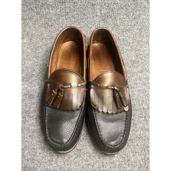 Allen Edmonds NASHUA Loafer 13 D Black Brown $325 - Picture 2 of 8
